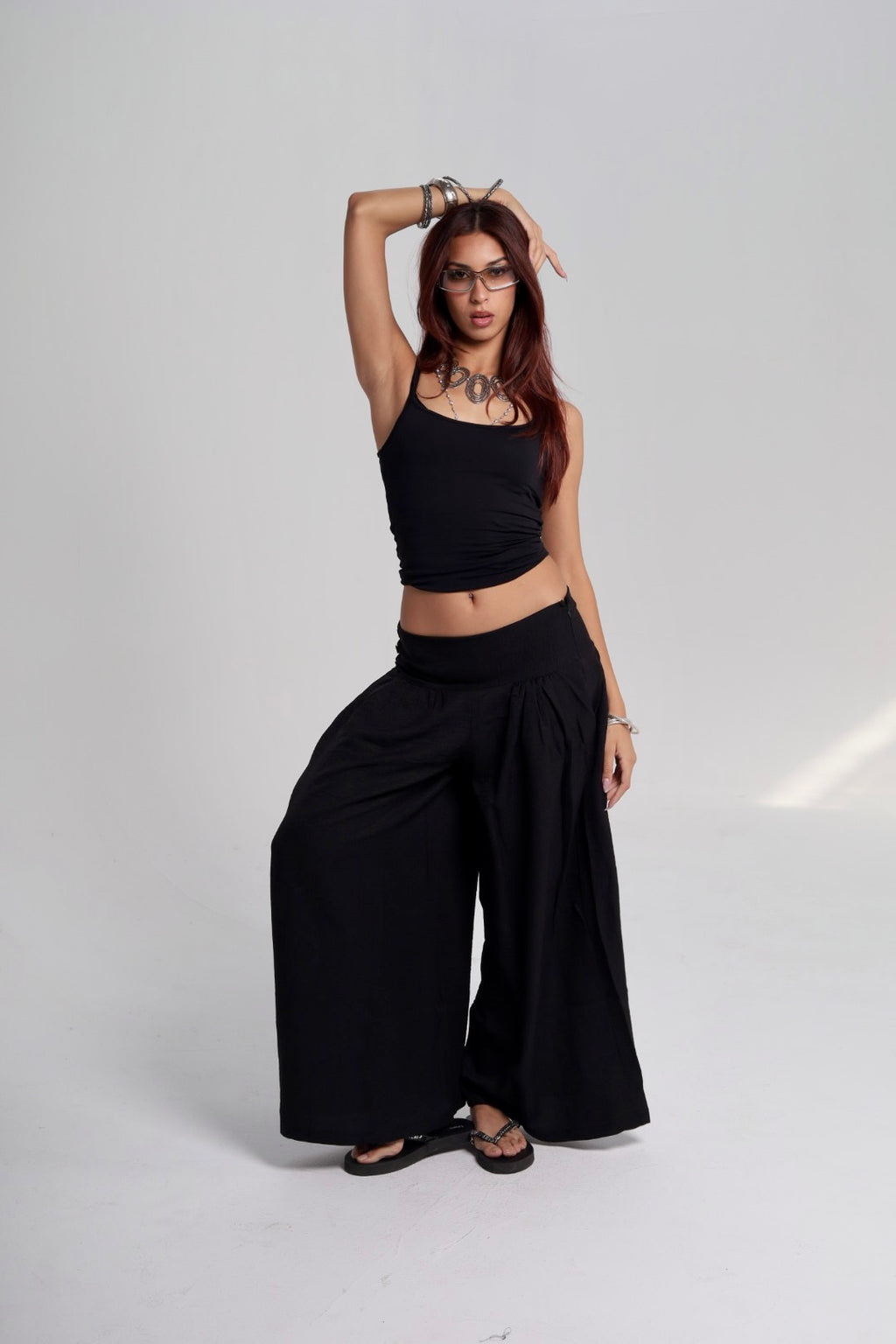Black Flowy Pants